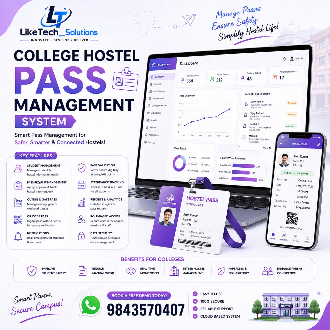 Hostel Pass System